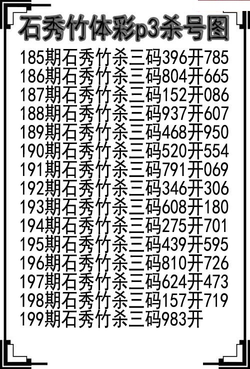石秀竹杀号图