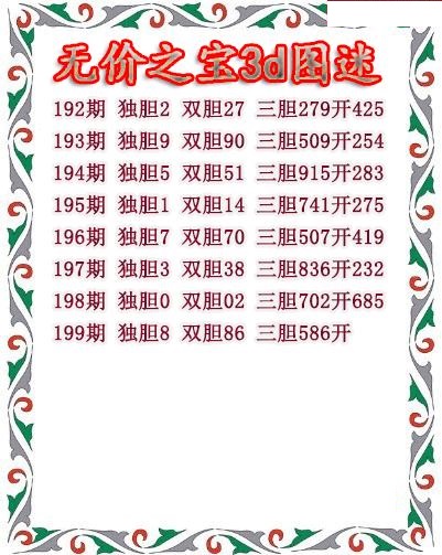 无价之宝送胆
