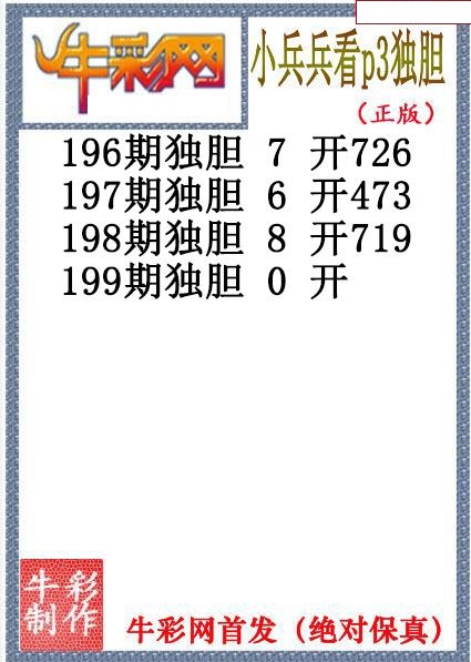 小兵兵独胆