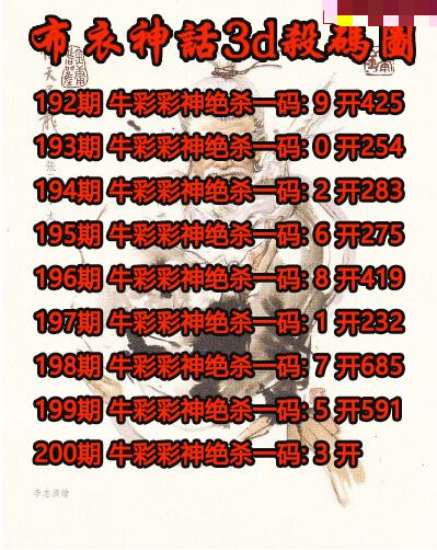 布衣神话杀码