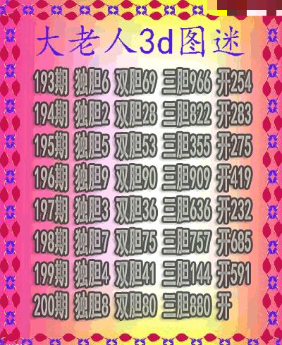 大老人三胆