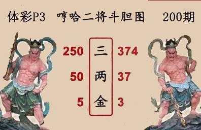 哼哈二将斗胆图