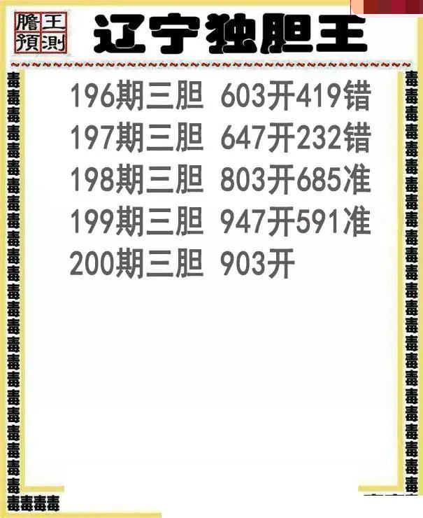 辽宁独胆王