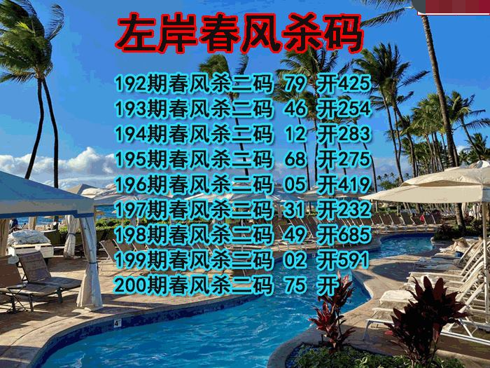 左岸春风杀码