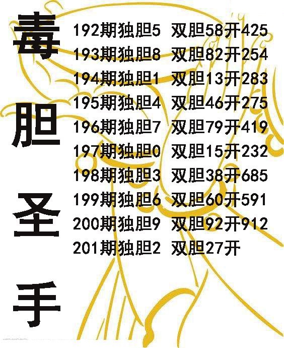 毒胆圣手
