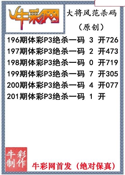 大将风范杀码