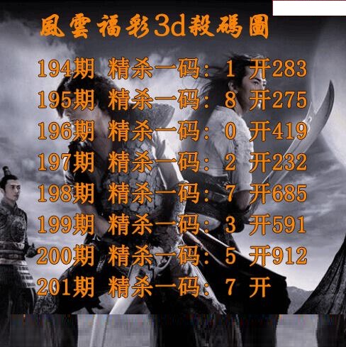 风云杀一码