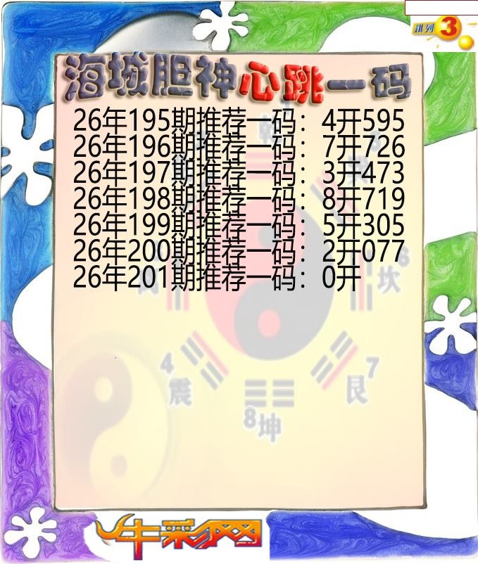 海城胆神心跳一码