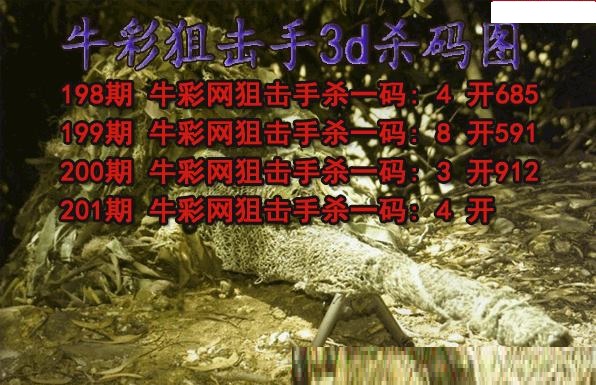 牛彩狙击手杀码