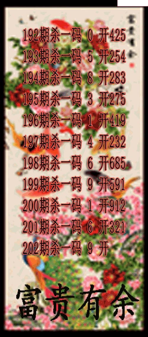 富贵有余杀码