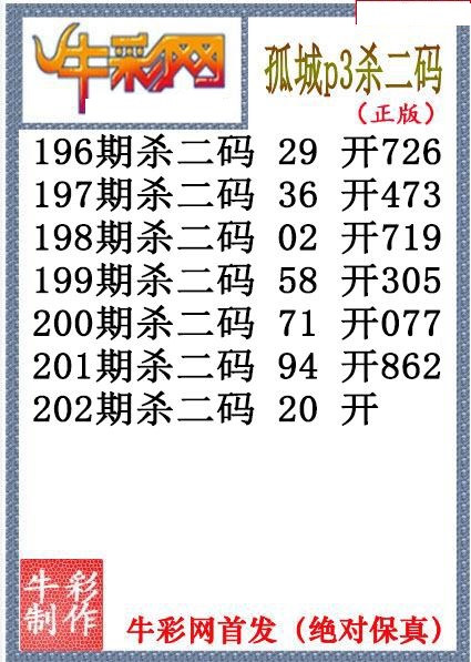 孤城杀码