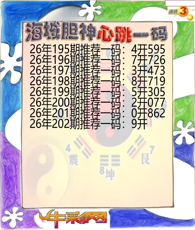 海城胆神心跳一码