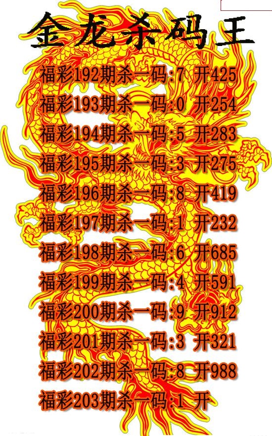 金龙杀码王