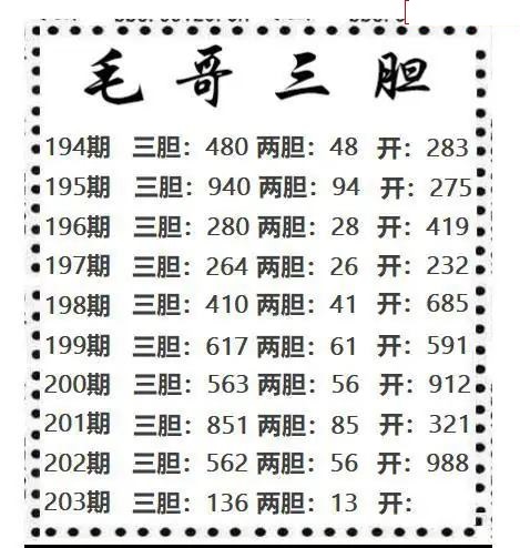 毛哥三胆