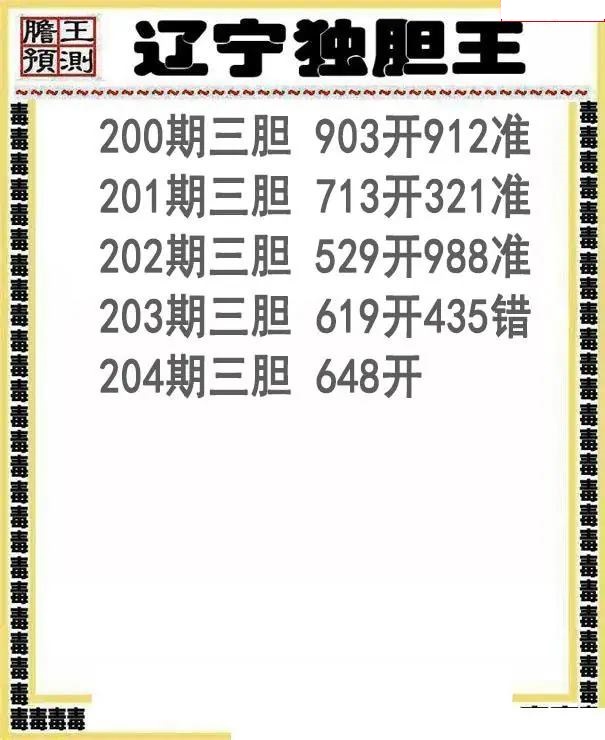 辽宁独胆王