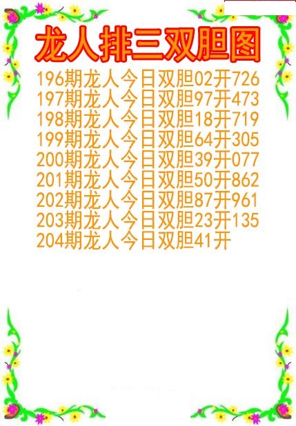 龙人双胆图