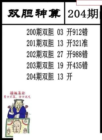 双胆神算