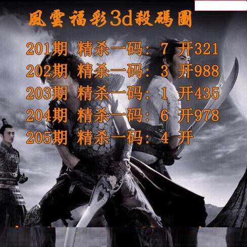 风云杀一码
