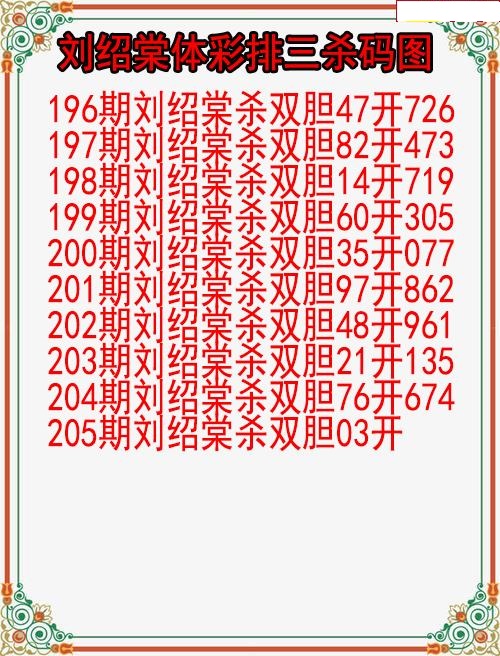 刘绍棠杀码图