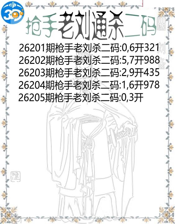 抢手老刘通杀二码