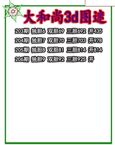 大和尚三胆