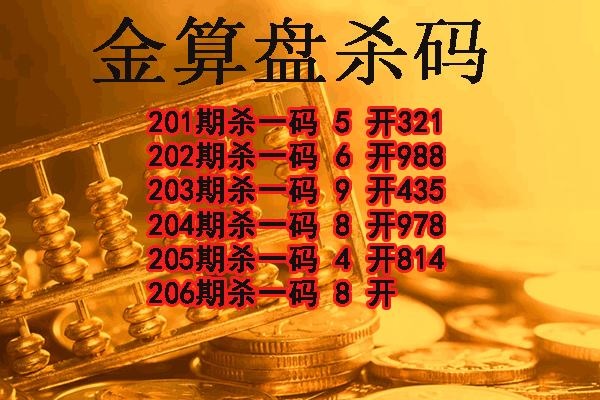 金算盘杀码