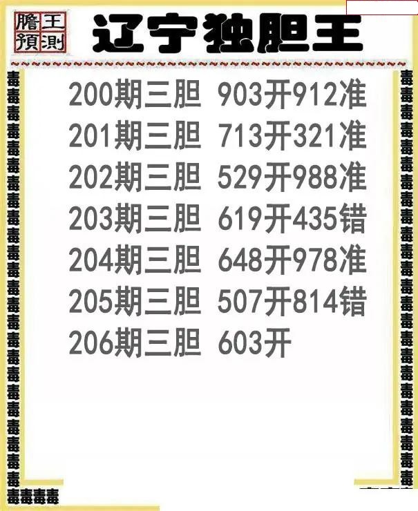 辽宁独胆王