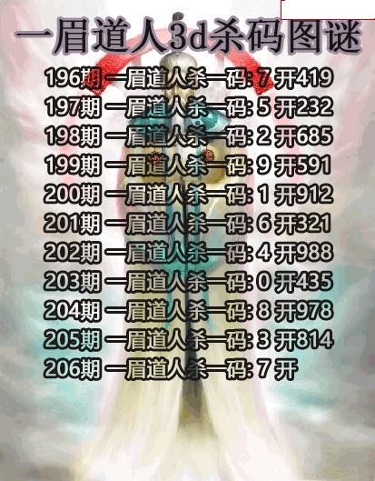 一眉道人杀码