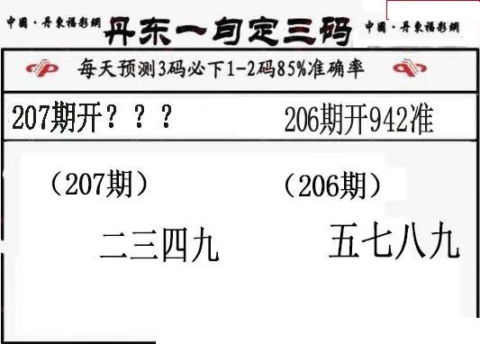 丹东一句定三码