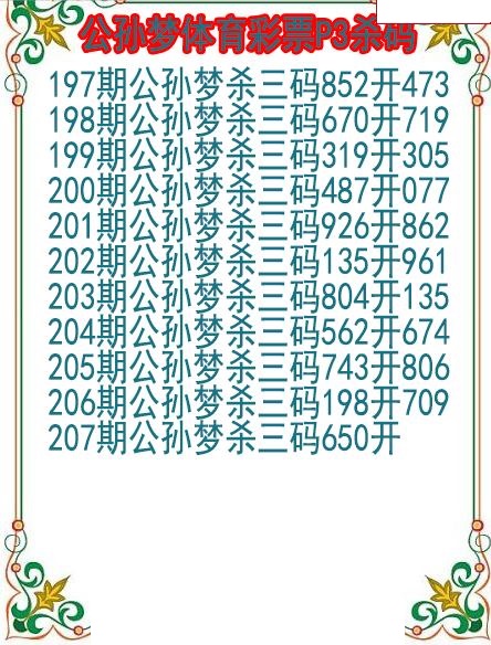 公孙梦杀码图