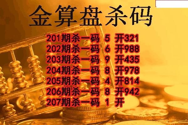 金算盘杀码