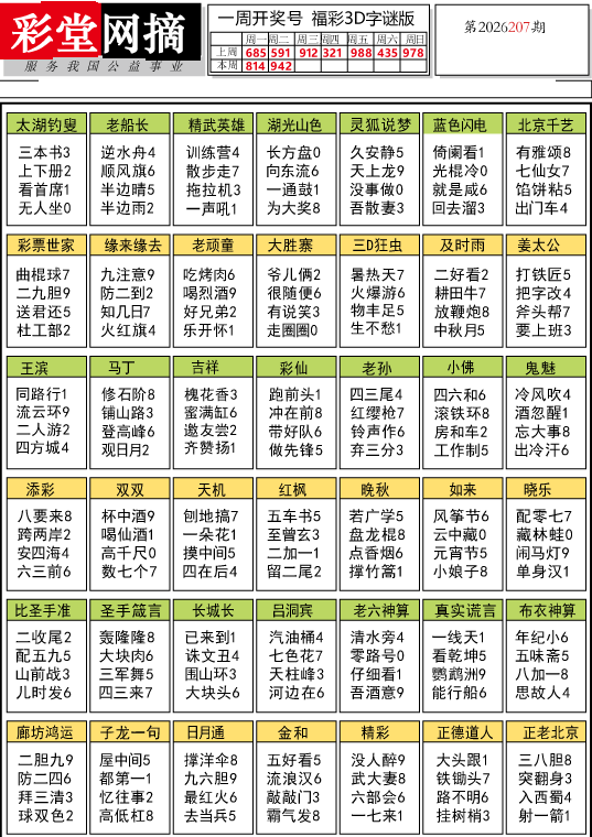 字谜总汇图