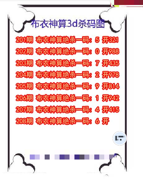 布衣神算杀码