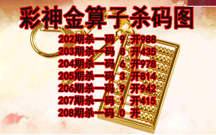 彩神金算子杀码