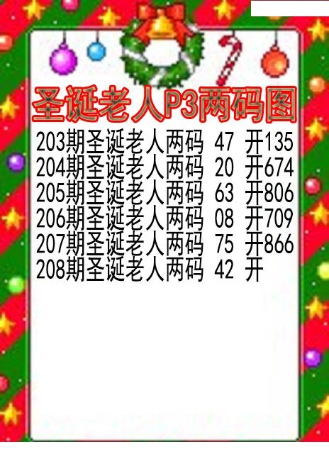 圣诞老人两码图