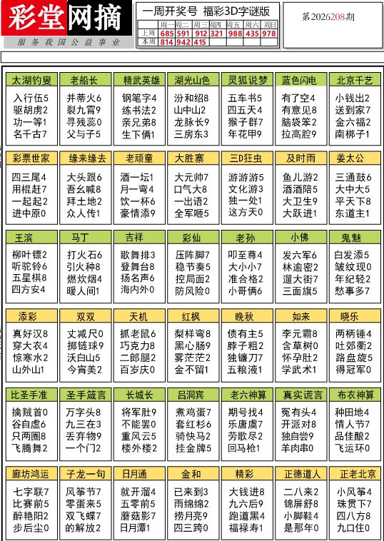 字谜总汇图