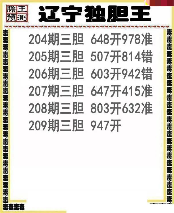 辽宁独胆王