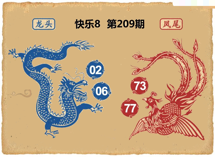 龙头凤尾图
