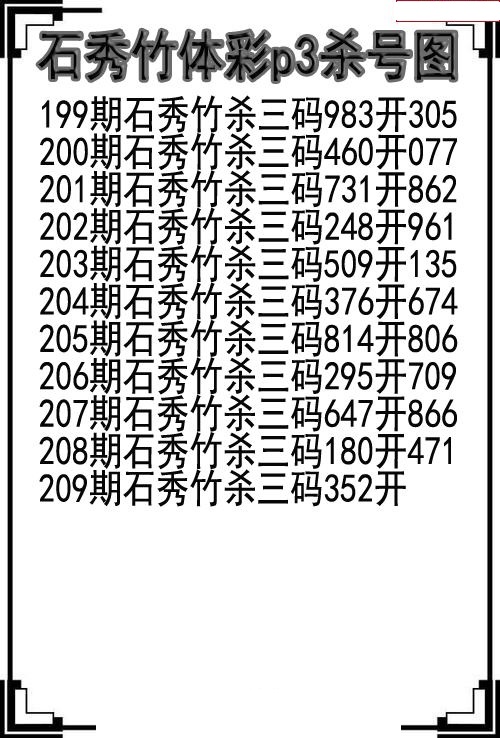 石秀竹杀号图