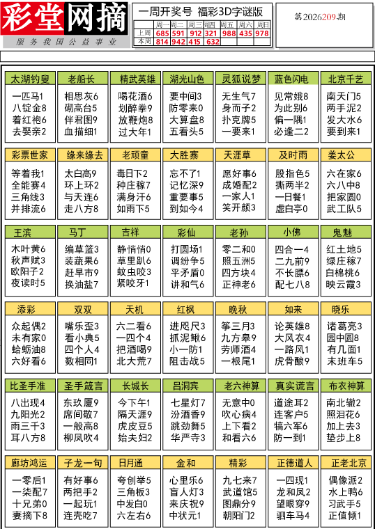 字谜总汇图