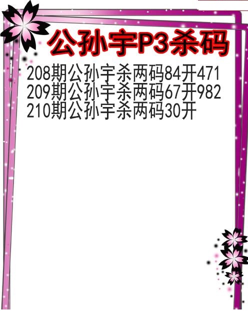 公孙宇杀码图