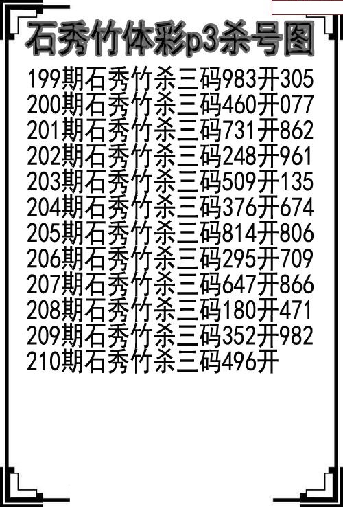 石秀竹杀号图