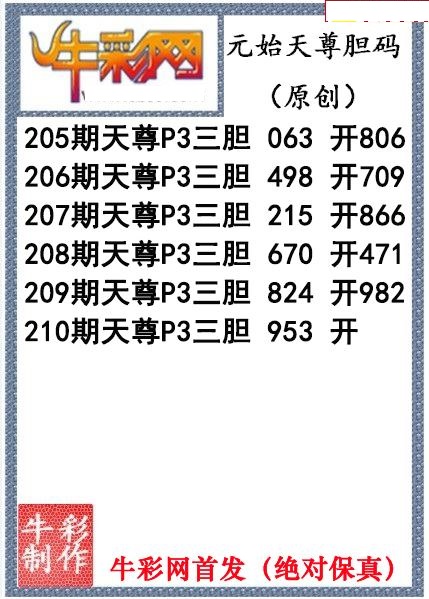 元始天尊胆码图