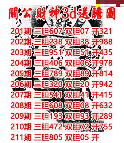 关公财神送胆
