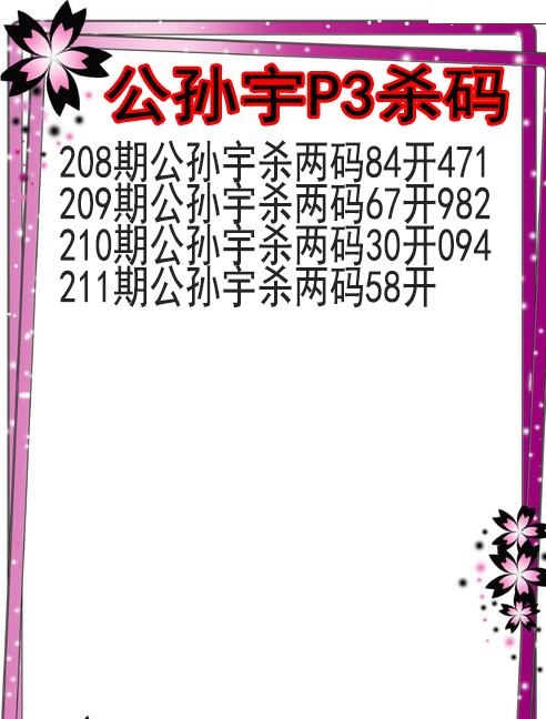 公孙宇杀码图