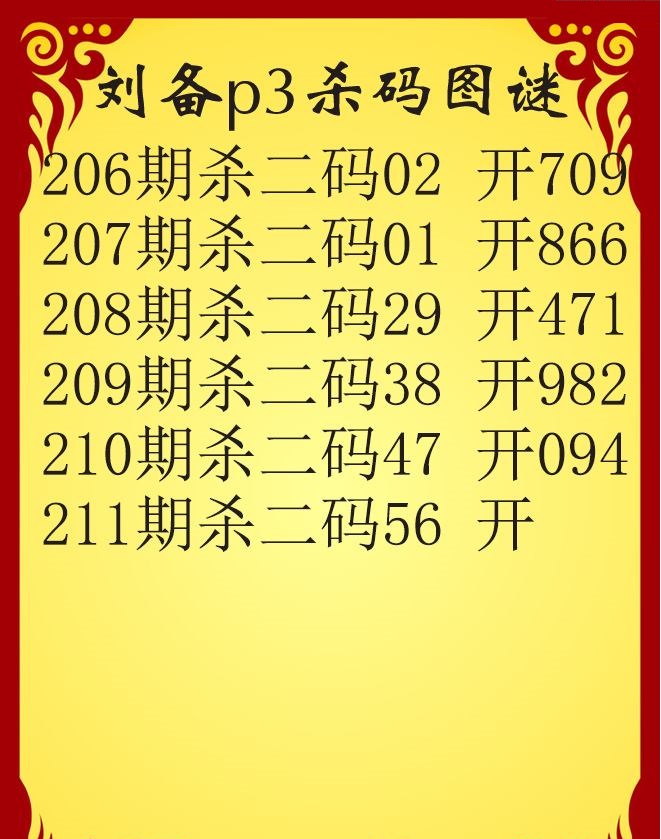 刘备杀码