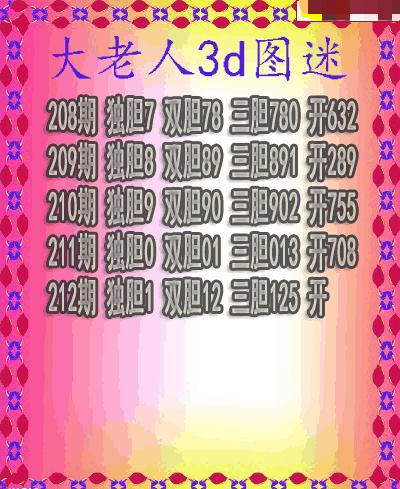 大老人三胆