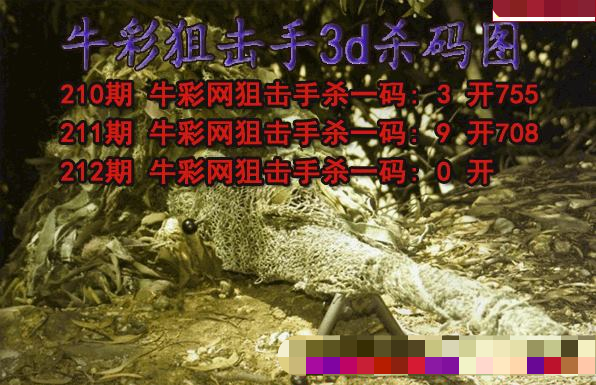 牛彩狙击手杀码