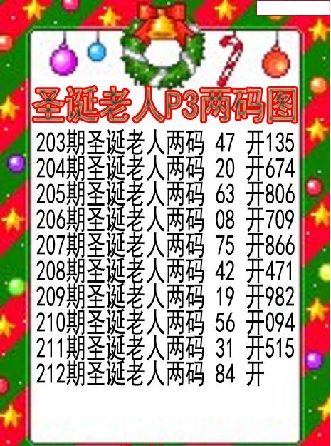 圣诞老人两码图