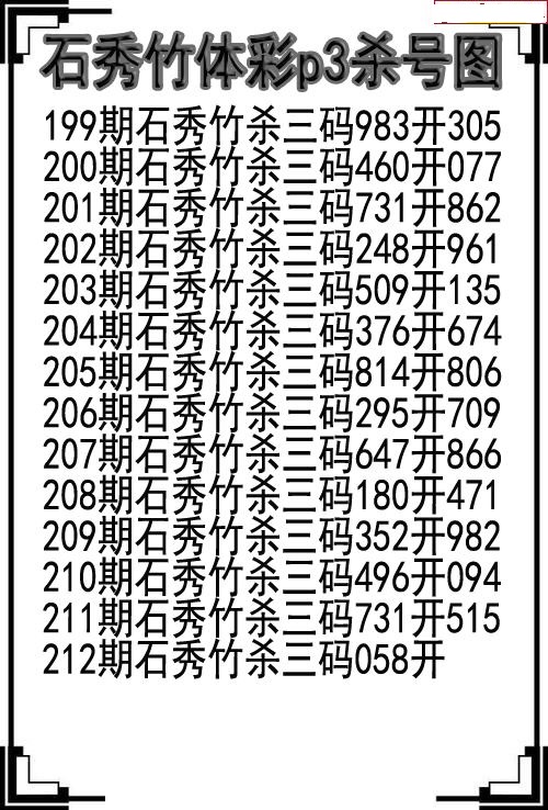 石秀竹杀号图